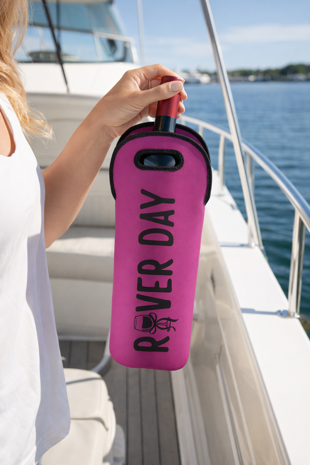 River Day- Neoprene Beverage Tote
