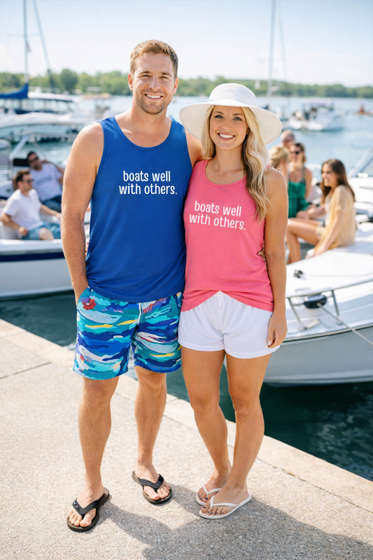Boats Well With Others Tank Top