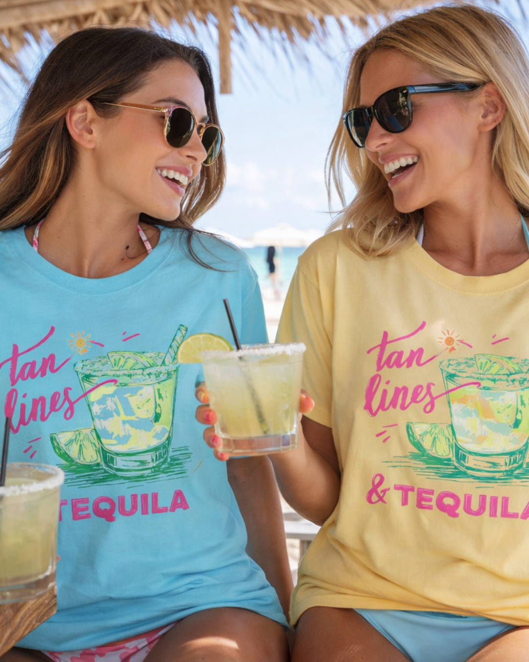 Tan Lines & Tequila- Comfort Colors T-shirt