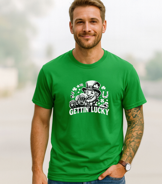 Gettin' Lucky St. Patrick's Day T-Shirt