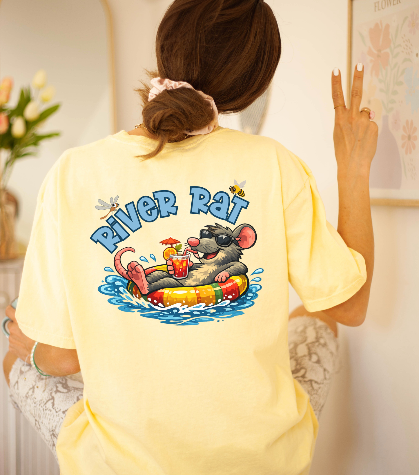River Rat Pocket Comfort Colors T-Shirt